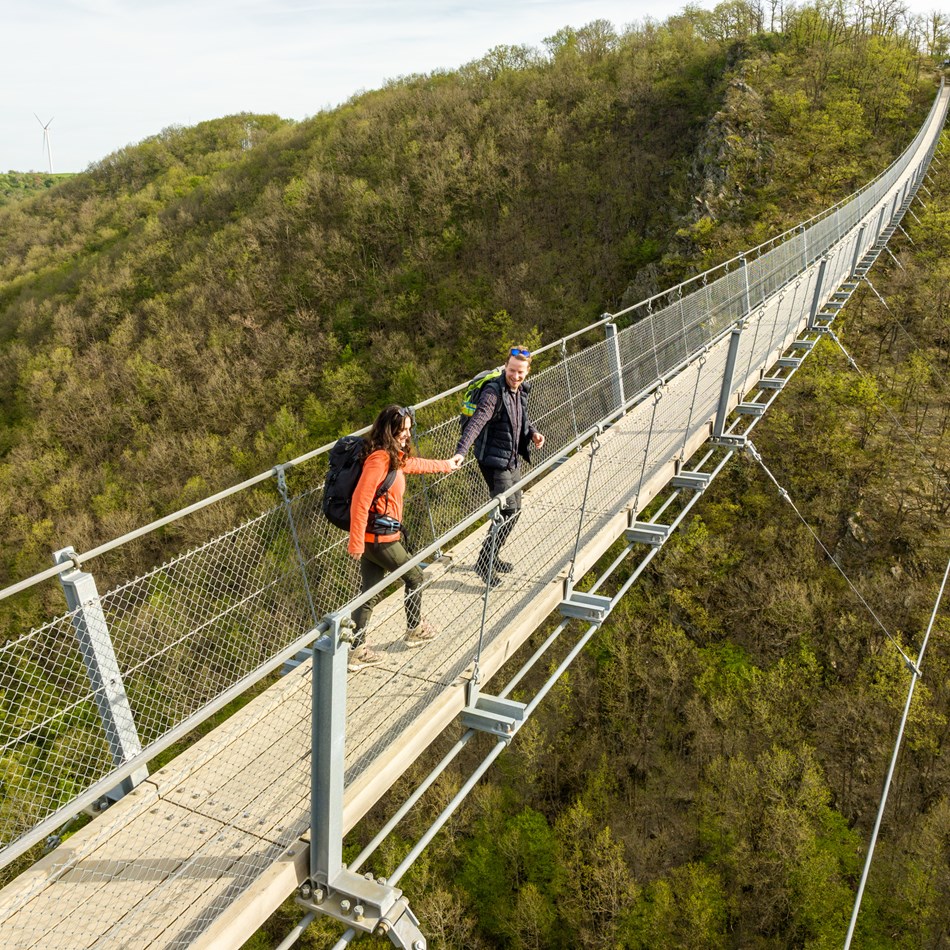 Wandern rund um Hängebrücke Geierlay